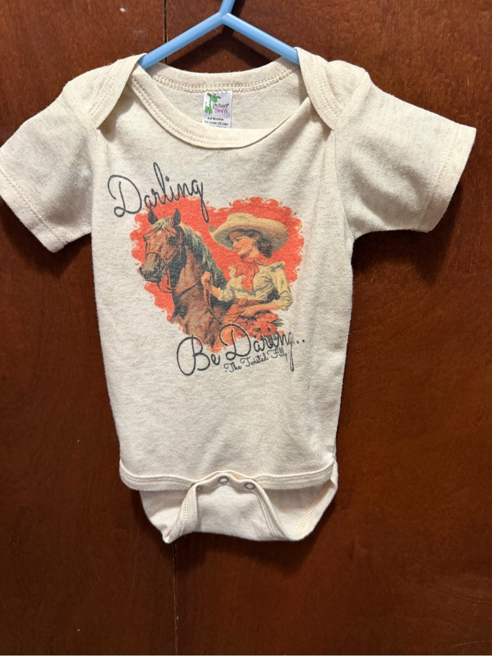 Darling Be Daring Cream Baby One-Piece